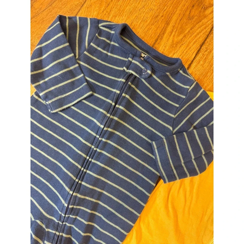 Baby Boy Sleepers 3/6 Months Lot Zipper Rompers Outfits Clothes Bundle Cotton